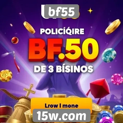 Promoções e bônus disponíveis no site bf55